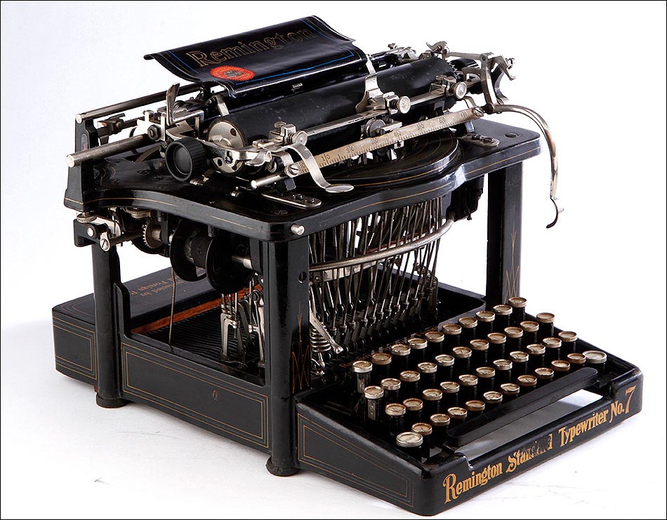 Maquina de escribir antigua REMINGTON MODEL SEVEN año 1947, By Maquinas de  escribir y antigüedades Zoefer
